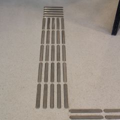 AISI 316L P-PVC R12 guiding strips