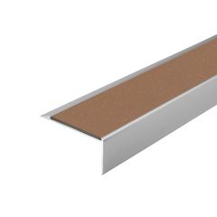 ALH1 PVC R10 elox C-0 perfil de escalera de aluminio