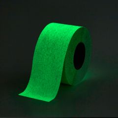 Glowing in the dark anti-slip tape