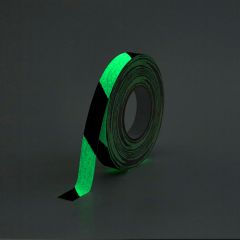 Glowing in the dark anti-slip warning tape