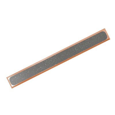 BR H P-PVC R12 guiding strip made of bronze