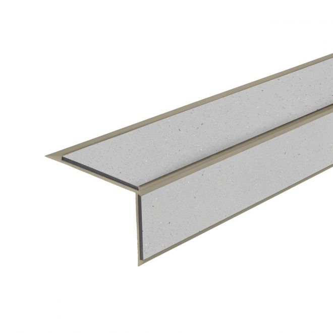 ALH2 PVC R10 elox C-32 Treppenkanten aus Aluminium