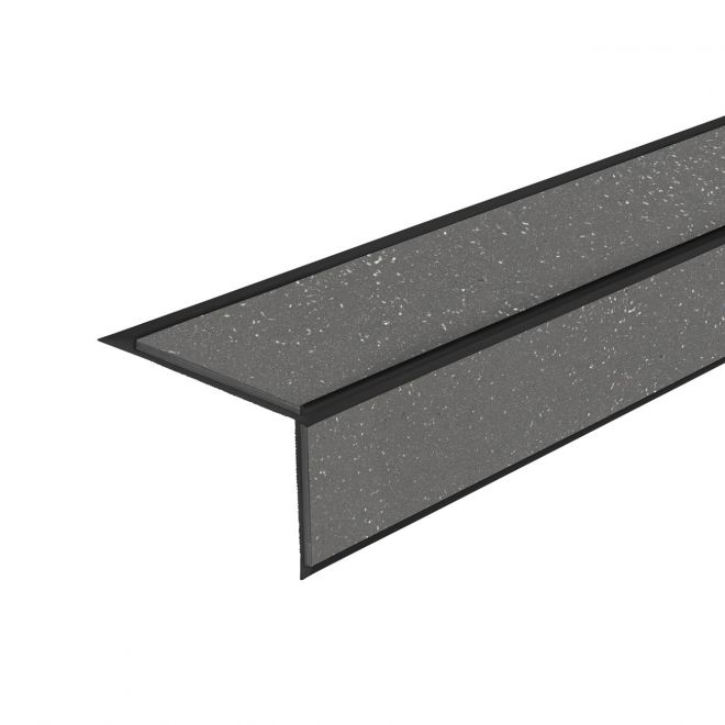 ALH2 PVC R12 elox C-35 Treppenkanten aus Aluminium